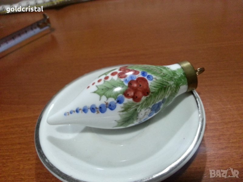 Порцеланова висулка за елха, снимка 1