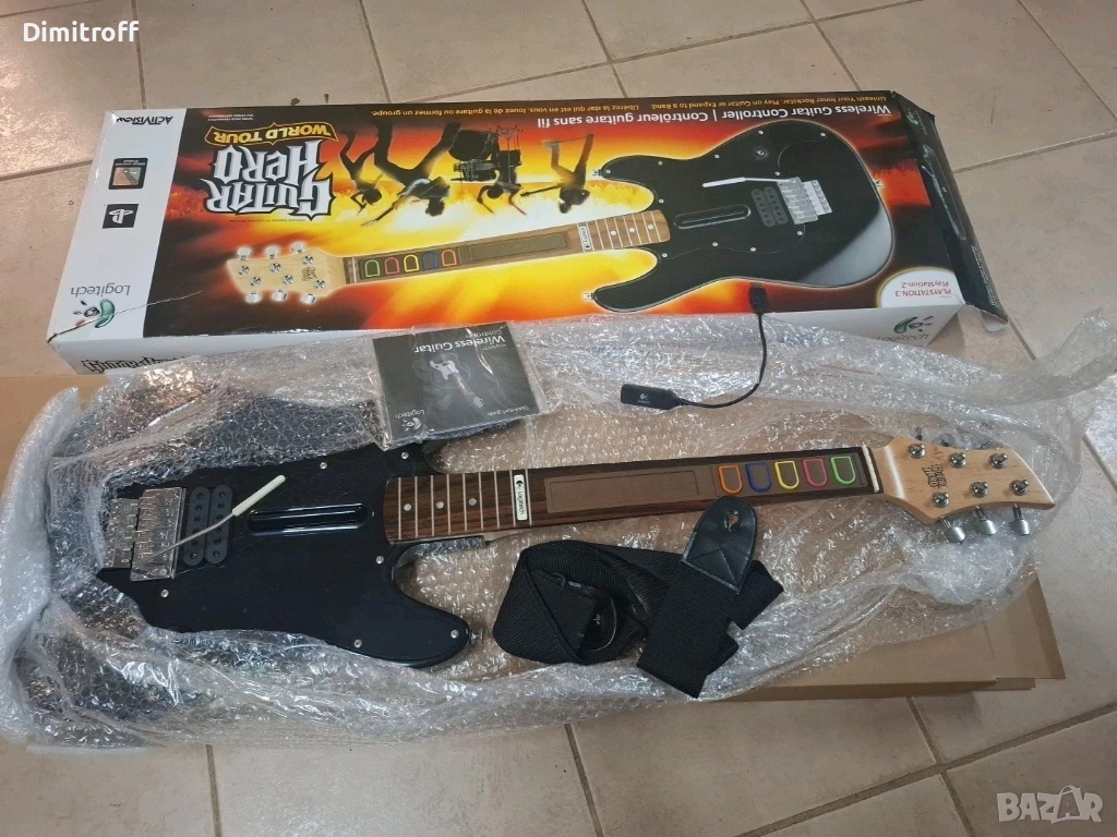 Logitech PS3 / PS2 / PC  Wireless Guitar Controller, снимка 1