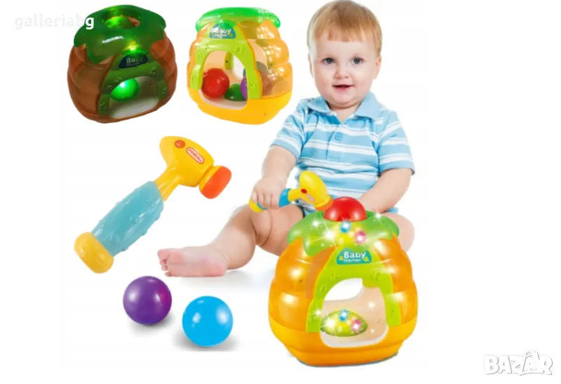 Топка брейкър със звуци и чукче , снимка 1