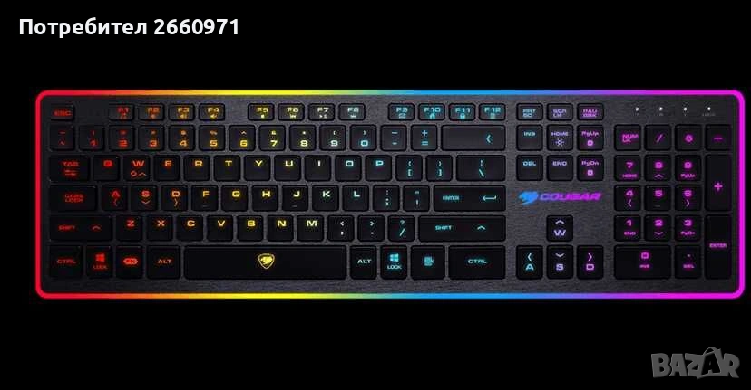 Cougar VANTAR | нископрофилна клавиатура, снимка 1