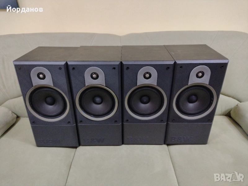 4бр. букшелф тонколони B&W DM610 , снимка 1
