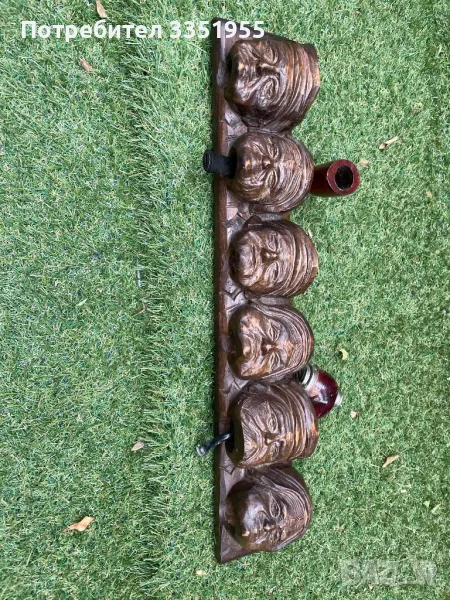 Стойка от дърво за 6 Лули, снимка 1