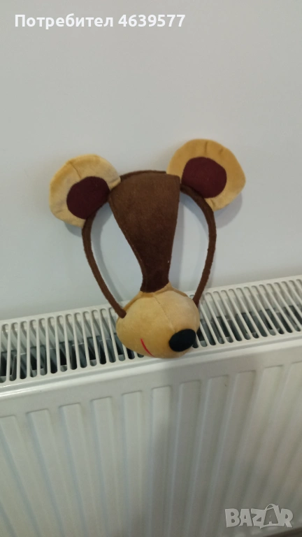 Детска маска "Мече", издаваща звук на ръмжене, снимка 1