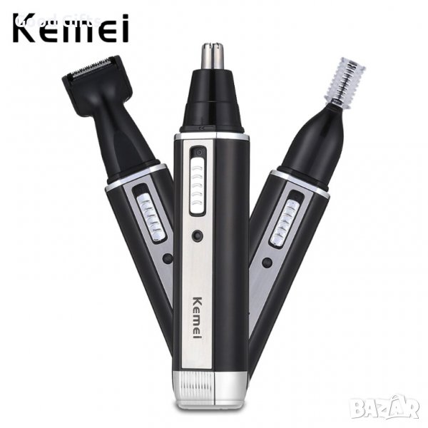Kemei KM-6631 3 в 1 Безжичен Електрически тример за уши и нос , снимка 1