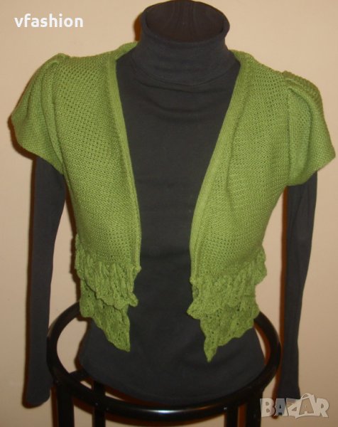 Болеро плетиво George /зелено, снимка 1