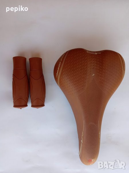 Продавам колела внос от Германия Комплект нови седалка и грипове SELLE ASSANO ITALY, снимка 1