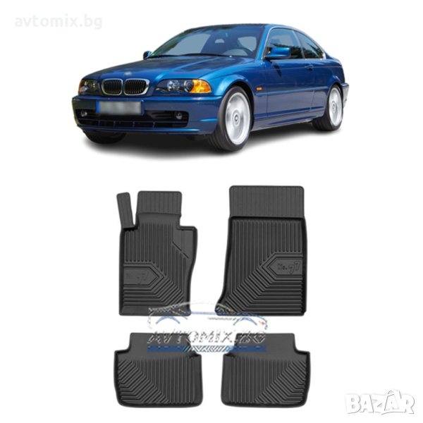 Гумени стелки зa BMW 3 серия E46 1998-2005 г., Модел No.77, снимка 1