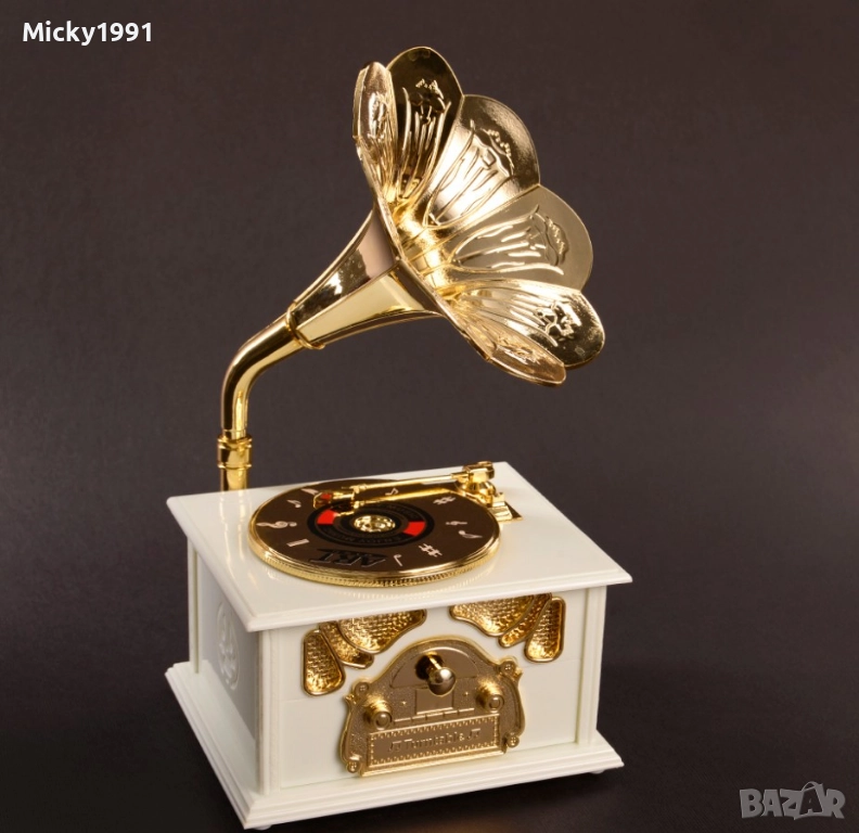 Ретро грамофон/ музикална кутия , снимка 1
