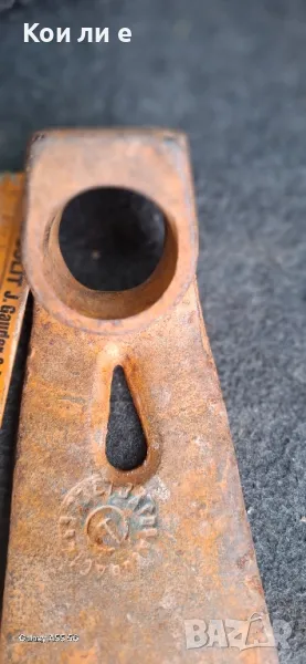Стара българска тесла с маркировка , снимка 1