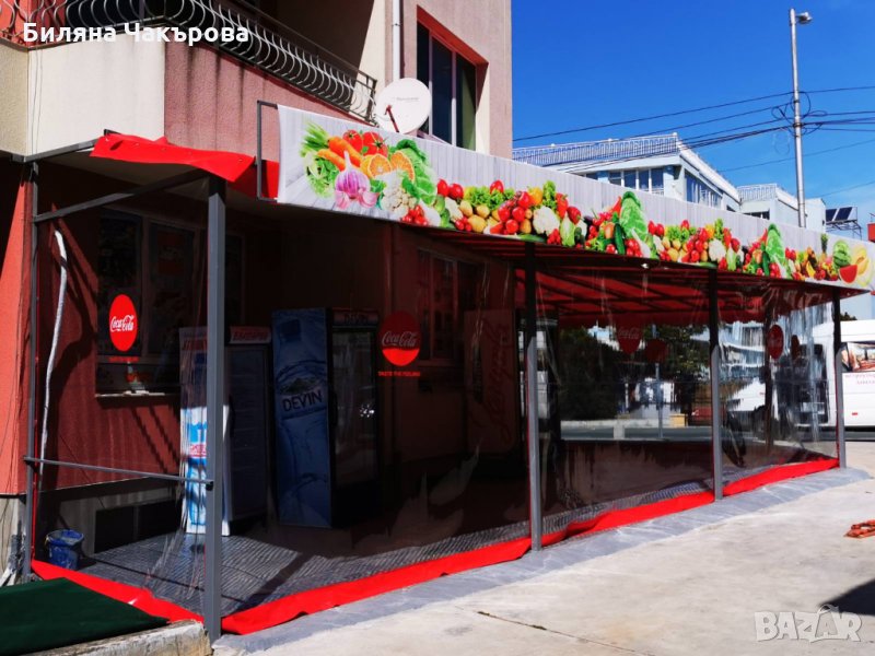 Ветроупорни завеси, тенти, шалтета, покривала, снимка 1