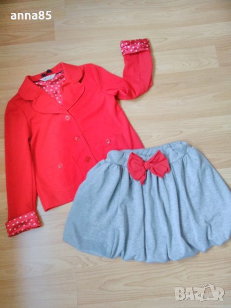 Пола и сако за госпожица с ръст 10-11г., снимка 1