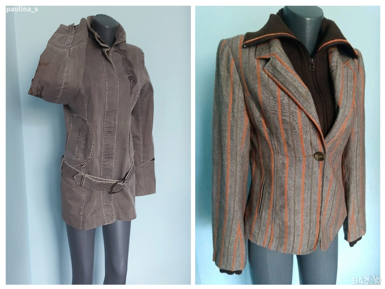 M / L - "Vila" Маркови връхни дрехи парка и сако тип яке , снимка 1