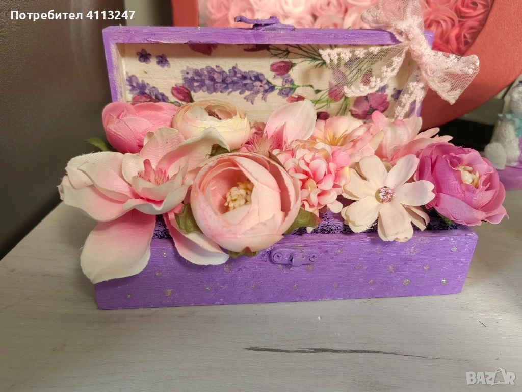 Ръчно изработена кутия , снимка 1