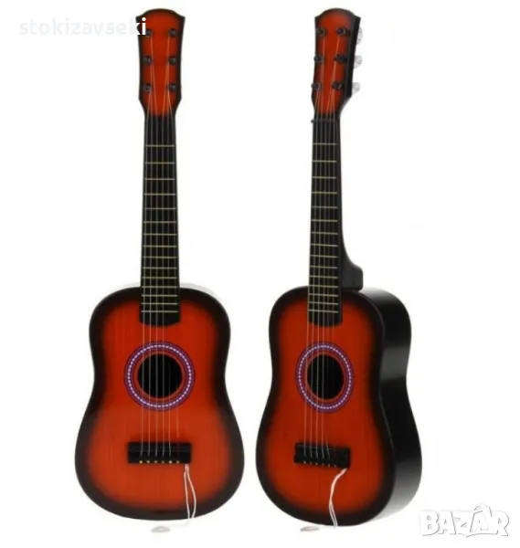 Детска дървена класическа китара, снимка 1