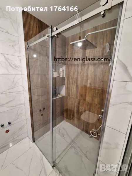 Душ кабини паравани стъклени врати и прегради, снимка 1