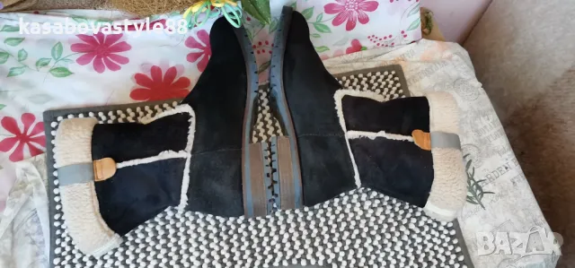 Ботуши Mexx 38 н. Естествен велур , снимка 9 - Дамски ботуши - 47882850