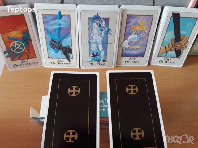 Londa Tarot - феноменална таро колода с 79 карти и хартиена книжка, 12см х 7см, снимка 11 - Други игри - 32863535