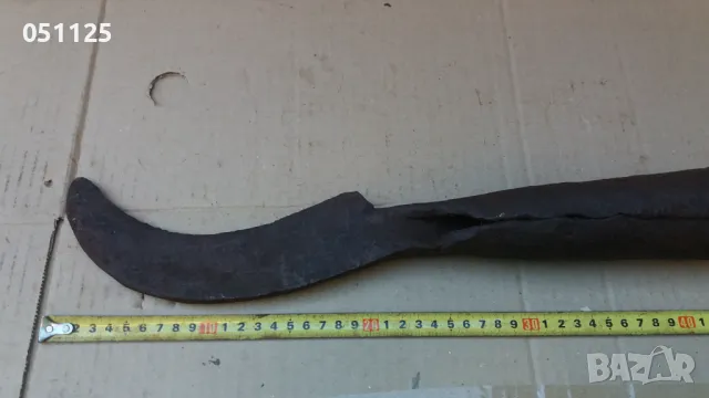 масивен кован косер, секира, инструмент за рязане на храсти , снимка 11 - Антикварни и старинни предмети - 47620427