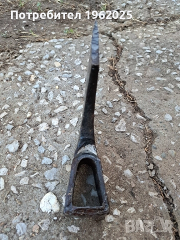 Стара българска кована брадва, снимка 5 - Антикварни и старинни предмети - 51738534