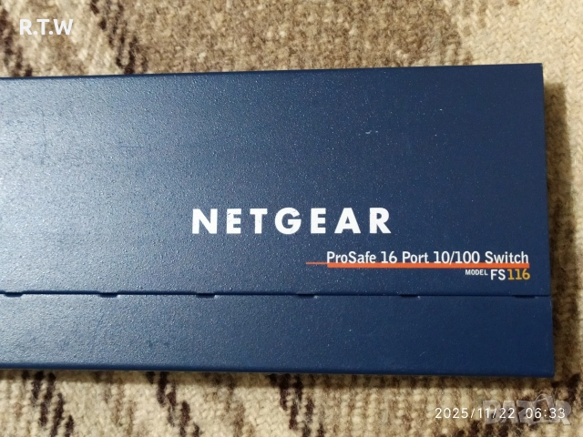 Netgear ProSafe 16-Port, 10/100, Switch , снимка 17 - Суичове - 52668897