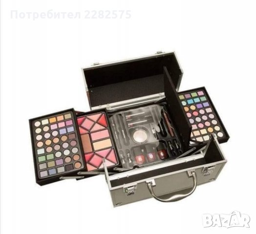 Голяма метален куфар с гримове с немско качество , снимка 12 - Комплекти и лотове - 35029506