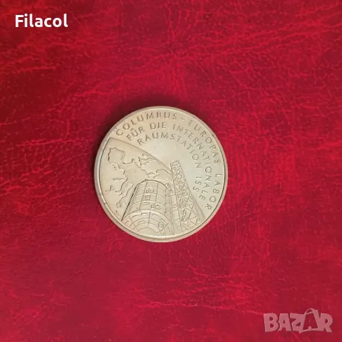Германия 10 евро 2004 Лаборатория Колумбус на МКС