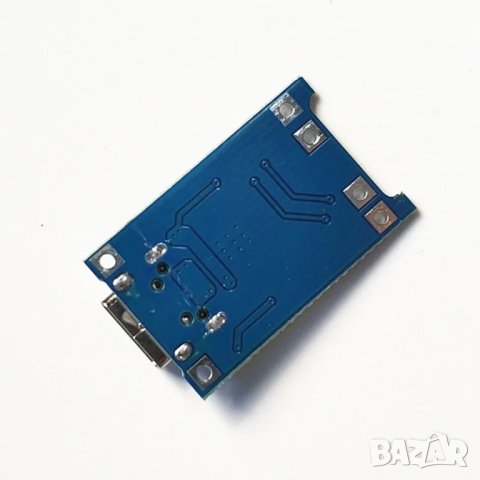 Модул за зареждане на литиеви батерии TP4056 с USB-C с защита, снимка 2 - Друга електроника - 43828326