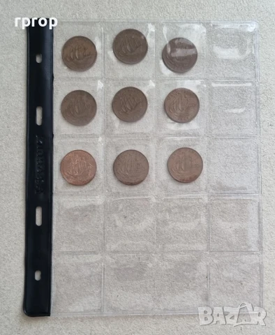 ½ пени .Англия.
Половин пени.
9 бройки.Различни години., снимка 9 - Нумизматика и бонистика - 36797308