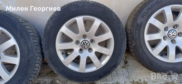 Джанти за vw 5x112 15цола, снимка 4 - Гуми и джанти - 52028706