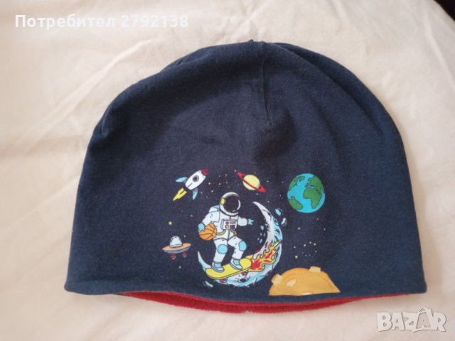 Детска шапка с подплата, снимка 2 - Шапки, шалове и ръкавици - 42949212