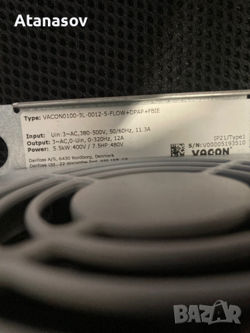 Честотен регулатор(инвертор)Vacon 5,5кw 400V AC, снимка 5 - Други машини и части - 53474249