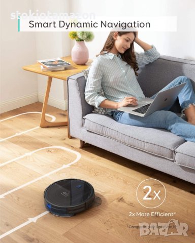 Робот прахосмукачка Eufy Robovac G10 робот прахосмукачка 2 в 1 с моп, 2000 Pa, снимка 3 - Прахосмукачки - 38698154