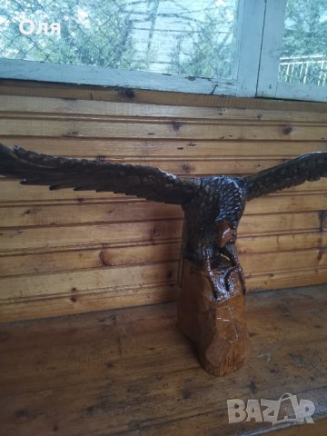 Продавам дървена фигура орел , снимка 8 - Декорация за дома - 28820671