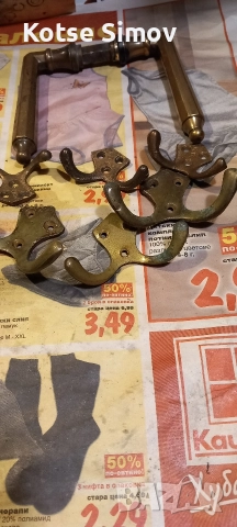 Масивна месингова дръжка, снимка 7 - Интериорни врати - 52695023