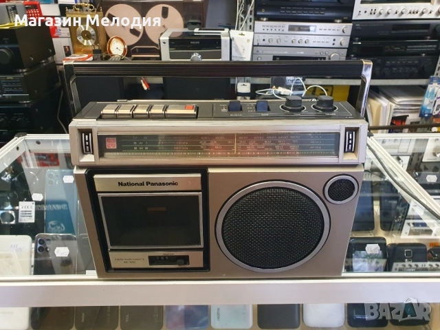 Радиокасетофон National Panasonic RX-1550 Работи на радио и касета. Радиото има само средни къси въл, снимка 2 - Радиокасетофони, транзистори - 49218863