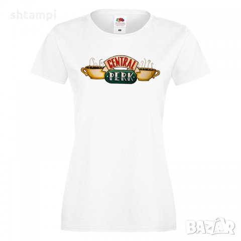 Дамска тениска central perk friends, снимка 2 - Тениски - 33028682