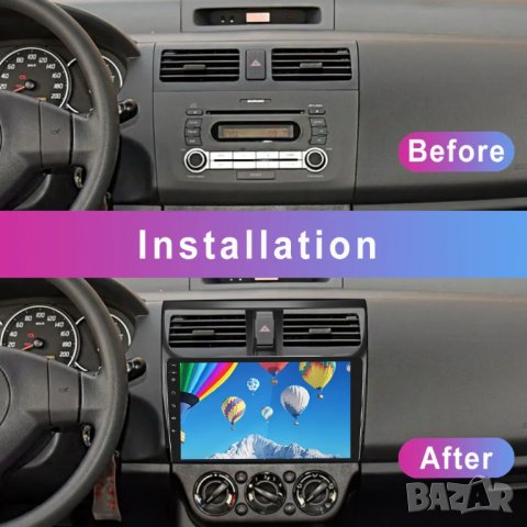 Мултимедия, Двоен дин, за SUZUKI CELERIO, CULTUS, Андроид, 9", 2 Дин, навигация, плеър Android, 2015, снимка 3 - Аксесоари и консумативи - 40692153