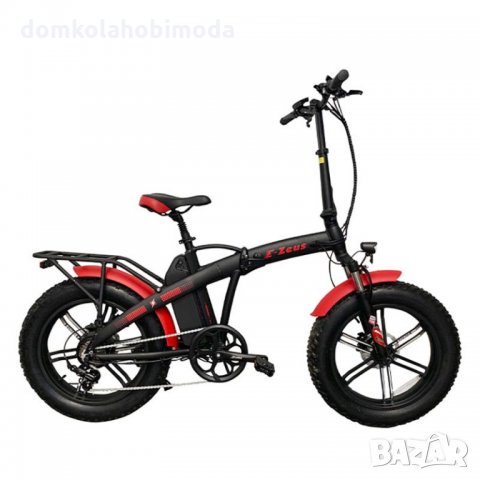 Електрически Велосипед ZEUS, С бързо сглобяване и разглобяване, 5 цвята, До 120 килограма, снимка 4 - Велосипеди - 32551623