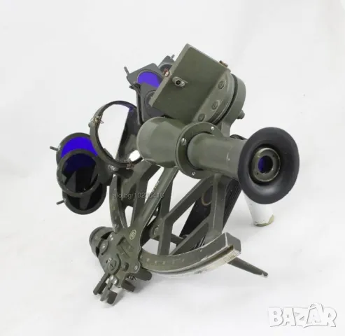 300 Корабен секстант от търговски кораб на СССР от 60-те, снимка 3 - Антикварни и старинни предмети - 50104814