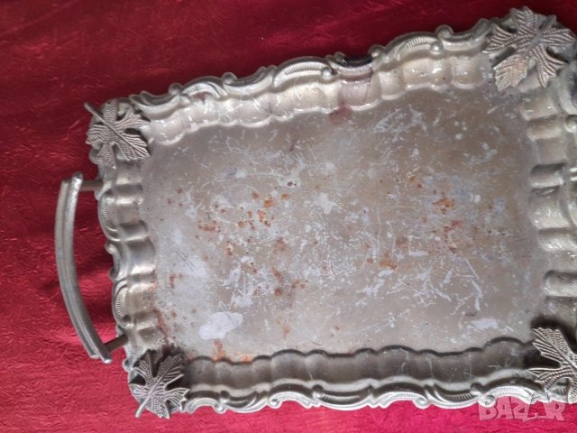 Стар поднос-табла, снимка 5 - Антикварни и старинни предмети - 40746716