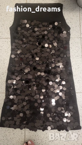 Официална рокля с пайети 