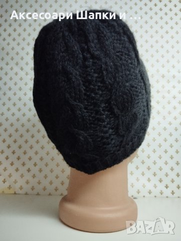 Дамска плетена шапка -дпш7, снимка 2 - Шапки - 43296559