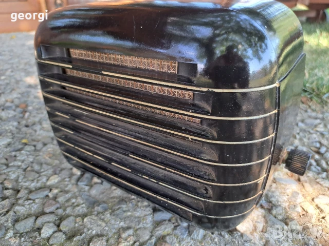 ретро българска бакелитова радиоточка