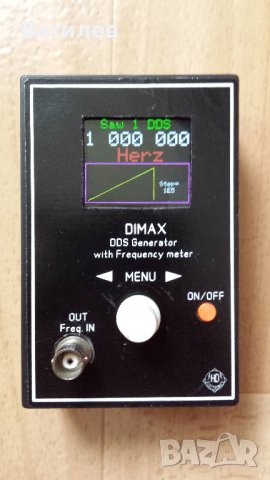 DDS честотен генератор "DIMAX" 0,1Hz-36MHz + честотомер до 160Mhz, снимка 11 - Друга електроника - 28826075