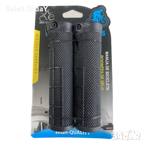 Дръжки за велосипед, гумени, 2бр, 22мм 