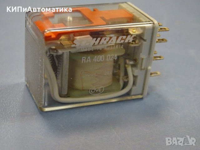 реле SCHRACK RA 400 024 electro mechanical relay 24VDC, снимка 3 - Резервни части за машини - 37522791
