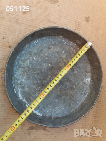 кована възрожденска тавичка - медна, калайдисана , снимка 5 - Антикварни и старинни предмети - 37491752