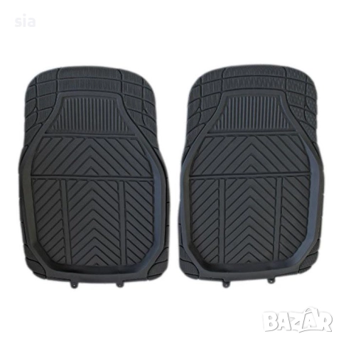 Предни стелки, Гумени, универсални, черни, 2бр