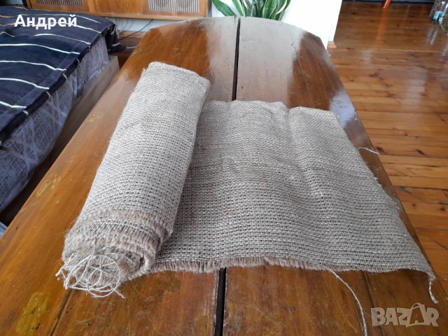 Стар конопен плат,платно,зебло #3, снимка 2 - Други ценни предмети - 43990118