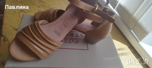 Сандали цвят карамел.37,5 номер(4.5).Нови.35 лв , снимка 3 - Сандали - 50673417